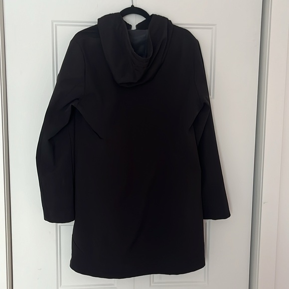 Calvin Klein Long Rain Jacket Womens Black (Size L) - Picture 5 of 7